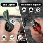 Waterproof Electric Double Arc Lighter - Survival Essential