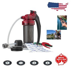 Backcountry Water Filter Pump with 50 Tablets