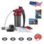 Backcountry Water Filter Pump with 50 Tablets