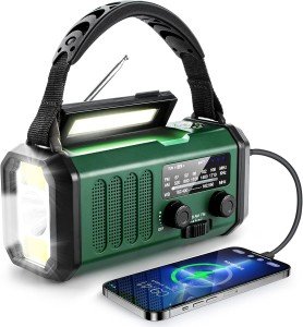 10,000mAh Hand Crank NOAA Weather Radio