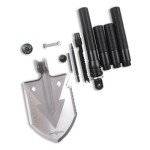 Compact Tactical Mulitool Shovel with Case