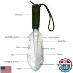 Compact 9-in-1 Camping Shovel for Backpacking