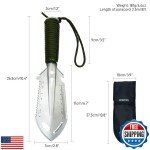 Compact 9-in-1 Camping Shovel for Backpacking