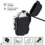 Windproof Plasma Lighter, Survival Whistle & Flashlight