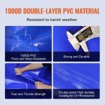 87 Gal Collapsible Water Storage Bladder - Blue PVC