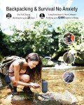 BKLES Portable Water Filter with Emergency Light
