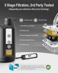 BKLES Portable Water Filter with Emergency Light