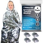 4 Pack XL Emergency Mylar Thermal Blankets