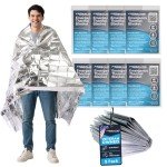 8 Pack XL Thermal Mylar Emergency Blankets