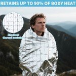 8 Pack XL Thermal Mylar Emergency Blankets