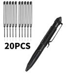 Tactical Pen Set with Emergency Flashlight & Glass Breaker