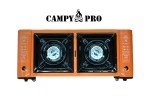 Compact 2-Burner Butane Stove for Camping