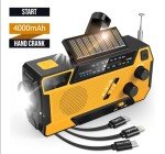 Solar Hand Crank Emergency Radio with Power Bank
