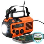 Hand Crank Solar Emergency Radio with Power Bank
