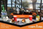 Compact 2-Burner Butane Stove for Camping
