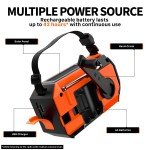 Hand Crank Solar Emergency Radio with Power Bank