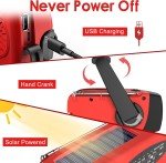 Solar Hand Crank Emergency Radio with Power Bank