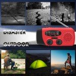 Solar Hand Crank Emergency Radio with Power Bank