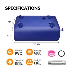 Collapsible 29/100 Gallon Water Storage Tank