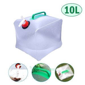 2-Pack 5-Gallon Foldable Water Containers with Spigot