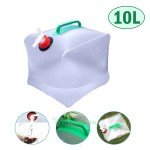 2-Pack 5-Gallon Foldable Water Containers with Spigot