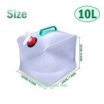 2-Pack 5-Gallon Foldable Water Containers with Spigot