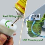 2 Pack Windproof Waterproof Lighters for Outdoor Survival