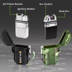 2-Pack Waterproof Windproof Lighters for Survival