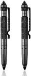 2-Pack Tactical Aluminum Pen with Glass Breaker