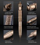 2-Pack Tactical Aluminum Pen with Glass Breaker