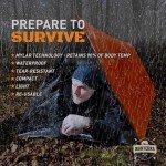 2-Person Waterproof Survival Tent with Thermal Mylar