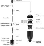 38-Inch Foldable Shovel with Tactical Gear