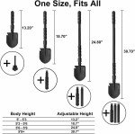 31" Heavy-Duty Folding Camping Survival Shovel
