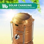 Censinda Solar Rechargeable Camping Lantern & Flashlight
