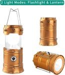 Censinda Solar Rechargeable Camping Lantern & Flashlight
