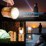 Censinda Solar Rechargeable Camping Lantern & Flashlight