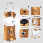Censinda Solar Rechargeable Camping Lantern & Flashlight