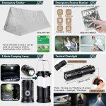 262-Piece Survival Kit with First Aid & Gear
