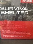 Emergency Survival Mylar Thermal Sleeping Bags & Tent