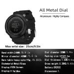 Men's Tactical Digital Survival Watch with Tracker