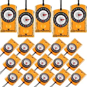 20 Pack Navigation Compasses for Hiking Adventures