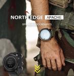 Apache Tactical Men's Survival Watch with Compass