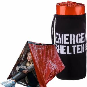 Reflective Mylar Tube Tent Emergency Shelter Kit