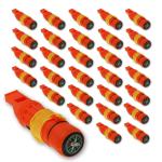 5-in-1 Survival Whistle: Whistle, Compass, Signal Mirror
