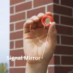 5-in-1 Survival Whistle: Whistle, Compass, Signal Mirror