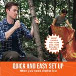 Emergency 2-Person Bivy Shelter with Accessories