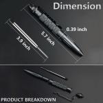 Tactical Aluminum Self-Defense Pen with Glass Breaker