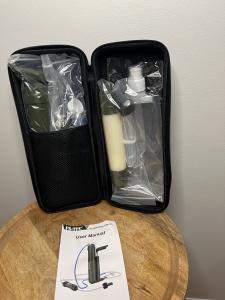 Portable Water Filter for Survival and Emergency Use