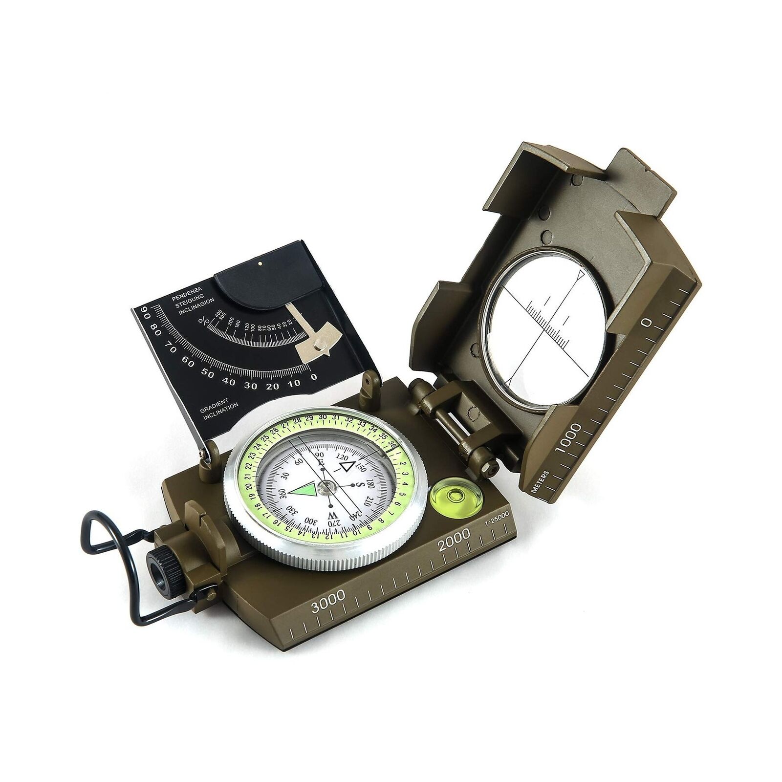 Military Metal Navigation Compass for Preppers