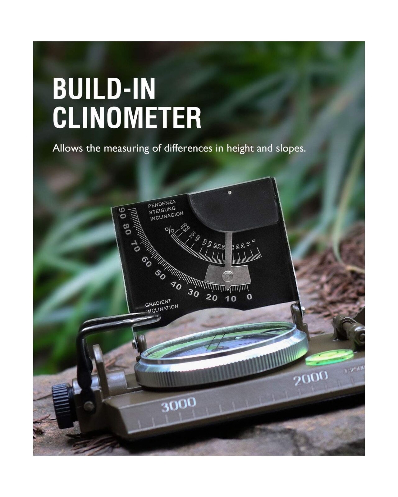 Military Metal Navigation Compass for Preppers